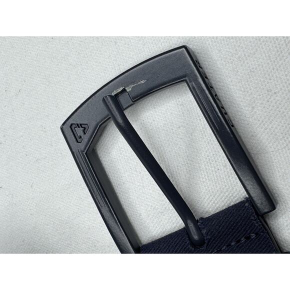 Travis Mathew Cuater Braided Navy Blue Stretch Belt Size 43-54 Waist - Picture 3 of 7